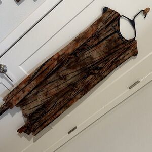 Brown and Black Tie-Dye Cover